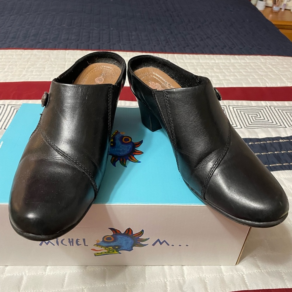 Michel M Black Dress Shoes - Size 10